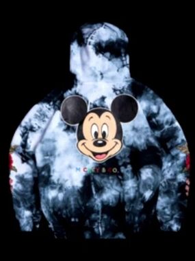 CIVIL REGIME/MICKEY MOUSE CLUBHOUSE COLLAB HOODIE SZ LARGE